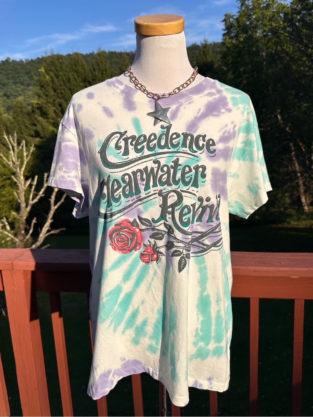 Daydreamer Tie-Dye Creedence Clearwater Revival Band Graphic Tee